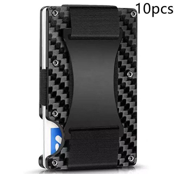 Carbon Fiber Wallet - Rfid Blocking Metal Card Holder Carbon Fiber Wallet - Rfid Blocking Metal Card Holder