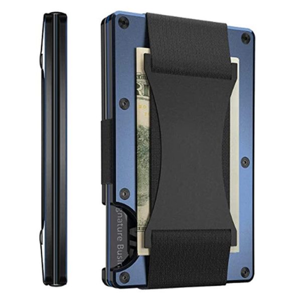Carbon Fiber Wallet - Rfid Blocking Metal Card Holder Carbon Fiber Wallet - Rfid Blocking Metal Card Holder