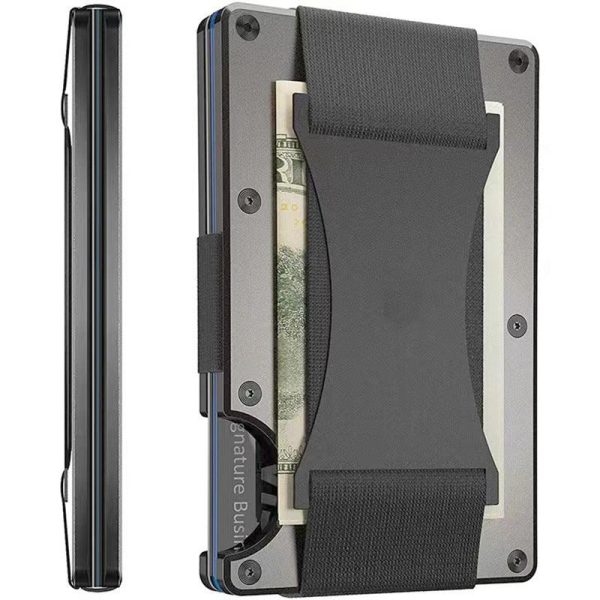 Carbon Fiber Wallet - Rfid Blocking Metal Card Holder Carbon Fiber Wallet - Rfid Blocking Metal Card Holder