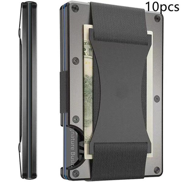 Carbon Fiber Wallet - Rfid Blocking Metal Card Holder Carbon Fiber Wallet - Rfid Blocking Metal Card Holder