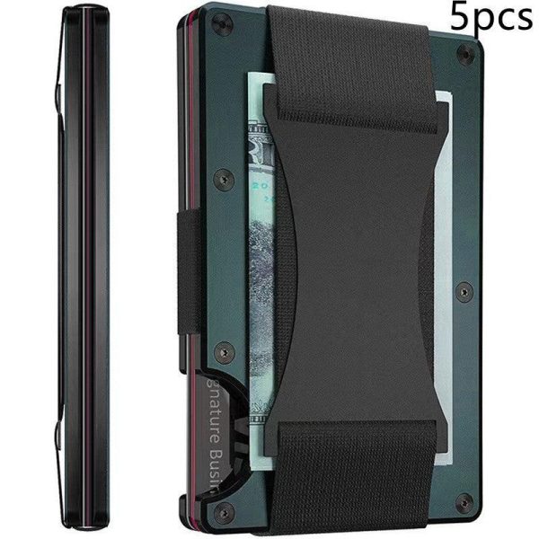 Carbon Fiber Wallet - Rfid Blocking Metal Card Holder Carbon Fiber Wallet - Rfid Blocking Metal Card Holder