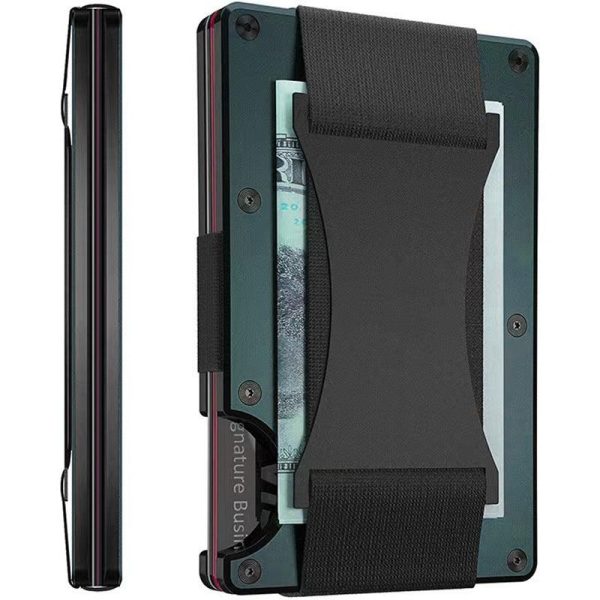 Carbon Fiber Wallet - Rfid Blocking Metal Card Holder Carbon Fiber Wallet - Rfid Blocking Metal Card Holder