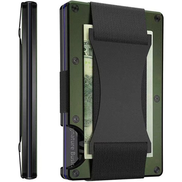 Carbon Fiber Wallet - Rfid Blocking Metal Card Holder Carbon Fiber Wallet - Rfid Blocking Metal Card Holder