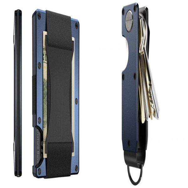 Carbon Fiber Wallet - Rfid Blocking Metal Card Holder Carbon Fiber Wallet - Rfid Blocking Metal Card Holder