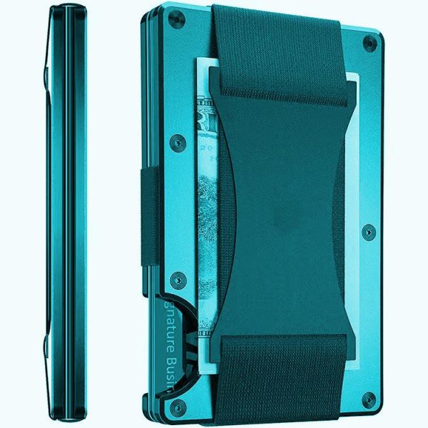 Carbon Fiber Wallet - Rfid Blocking Metal Card Holder Carbon Fiber Wallet - Rfid Blocking Metal Card Holder
