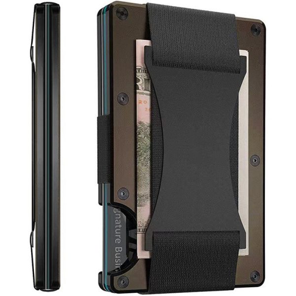 Carbon Fiber Wallet - Rfid Blocking Metal Card Holder Carbon Fiber Wallet - Rfid Blocking Metal Card Holder