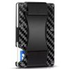 Carbon Fiber Wallet - Rfid Blocking Metal Card Holder Carbon Fiber Wallet - Rfid Blocking Metal Card Holder
