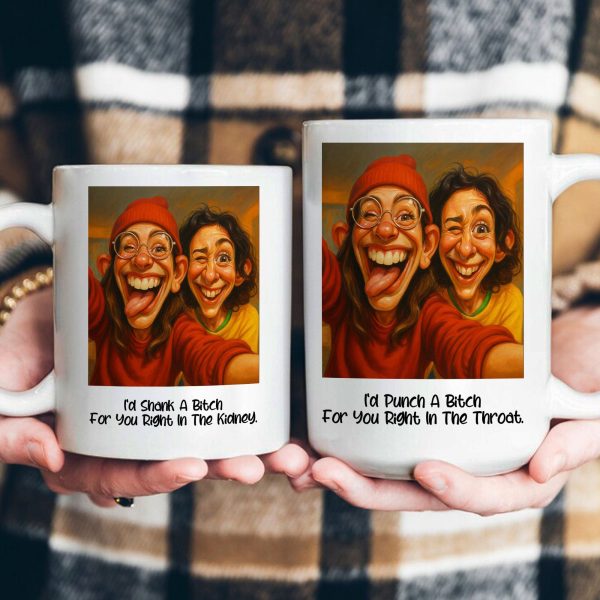Caricature Your Photo Best Friends - Custom Cartoon Drawing From Photo - Personalized Photo Mug Caricature Your Photo Best Friends - Custom Cartoon Drawing From Photo - Personalized Photo Mug