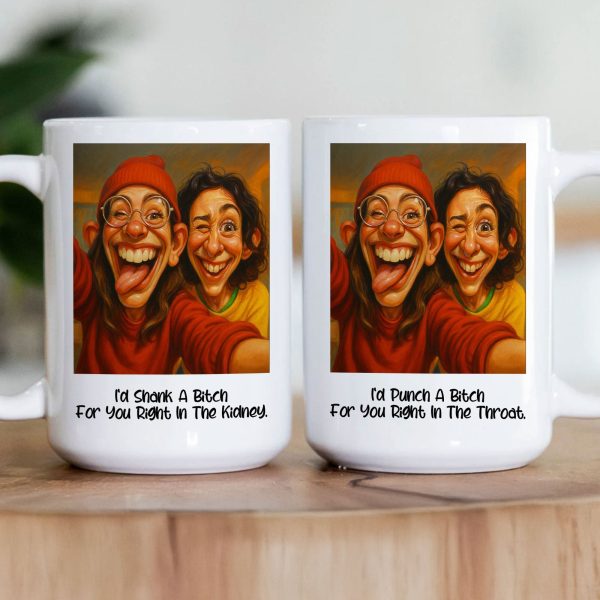 Caricature Your Photo Best Friends - Custom Cartoon Drawing From Photo - Personalized Photo Mug Caricature Your Photo Best Friends - Custom Cartoon Drawing From Photo - Personalized Photo Mug