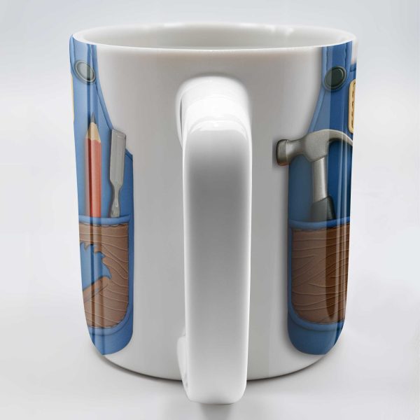 Carpenter Daniel Hammer, Tape Measure, Pencil, Saw - Personalized Custom Coffee Mug - JBS006_MG Carpenter Daniel Hammer, Tape Measure, Pencil, Saw - Personalized Custom Coffee Mug - JBS006_MG