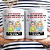 Cartoon Better Than Being Your Mother Father - Gift For Daughter, Gift For Son - Personalized Mug Cartoon Better Than Being Your Mother Father - Gift For Daughter, Gift For Son - Personalized Mug
