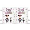 Cartoon Cat Mom Lovely Chibi - Personalized 3D Inflated Effect Ceramic Mug - Gift For Cat Lovers | CLP15 NA94 Cartoon Cat Mom Lovely Chibi - Personalized 3D Inflated Effect Ceramic Mug - Gift For Cat Lovers | CLP15 NA94