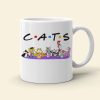 Cartoon Cats Coffee Mug 04ACDT240723 Cartoon Cats Coffee Mug 04ACDT240723