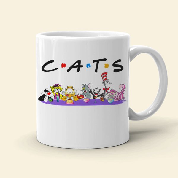 Cartoon Cats Coffee Mug 04ACDT240723 Cartoon Cats Coffee Mug 04ACDT240723