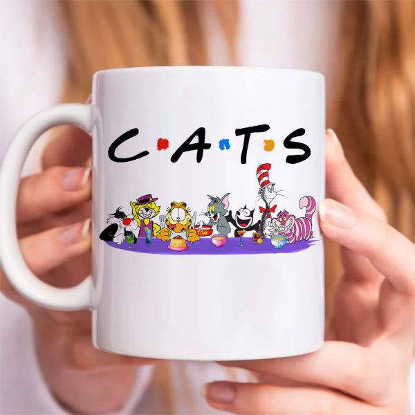 Cartoon Cats Coffee Mug 04ACDT240723 Cartoon Cats Coffee Mug 04ACDT240723