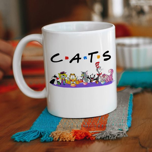 Cartoon Cats Coffee Mug 04ACDT240723 Cartoon Cats Coffee Mug 04ACDT240723