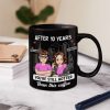 Cartoon Couple After Years You're Still Hotter Than This Coffee - Gift For Couples - Personalized Mug Cartoon Couple After Years You're Still Hotter Than This Coffee - Gift For Couples - Personalized Mug