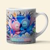 Cartoon Couple Coffee Mug - Personalized Gifts For Couple 04ohdt050625 Cartoon Couple Coffee Mug - Personalized Gifts For Couple 04ohdt050625