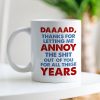 Cartoon Dad And Annoying Kid, Personalized Coffee Mug DR-WHM-01dnpo030523 Cartoon Dad And Annoying Kid, Personalized Coffee Mug DR-WHM-01dnpo030523