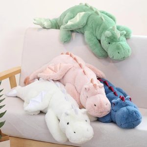 Cartoon Dinosaur Weighted Plush Toy - Adorable Comfort for All Ages