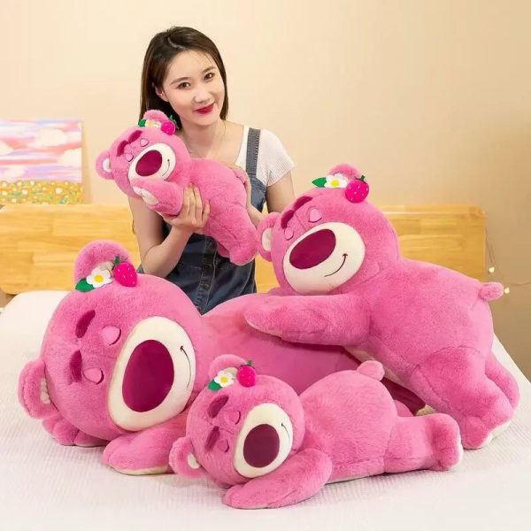 Cartoon Disney Strawberry Bear Plush Doll - Cute Sleep Pillow Toy for Kids