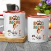 Cartoon Dog Mom Custom Mug A Unique Surprise for Mother's Day, Valentine's Day, or Pet Lovers Cartoon Dog Mom Custom Mug A Unique Surprise for Mother's Day, Valentine's Day, or Pet Lovers