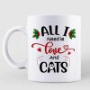 Cartoon Girl Loves Christmas And Cats Personalized AOP Coffee Mug Cartoon Girl Loves Christmas And Cats Personalized AOP Coffee Mug