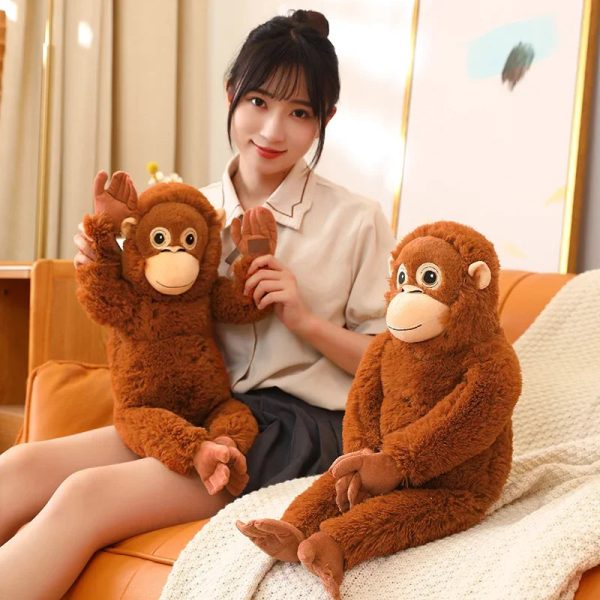 Cartoon Gorilla Plush Toy - Soft, Cuddly Companion for Kids & Decor Cartoon Gorilla Plush Toy - Soft, Cuddly Companion for Kids & Decor