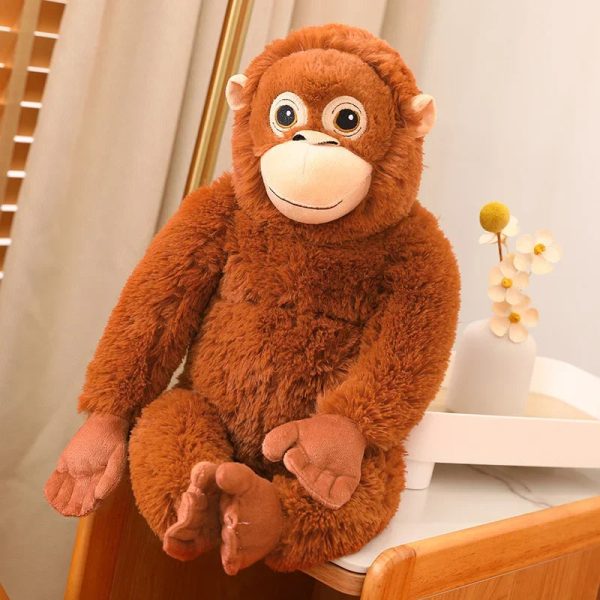 Cartoon Gorilla Plush Toy - Soft, Cuddly Companion for Kids & Decor Cartoon Gorilla Plush Toy - Soft, Cuddly Companion for Kids & Decor