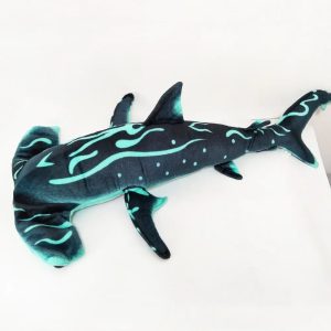 Cartoon Hammer Shark Plush Toy - Adorable Sea Creature Pillow for Kids