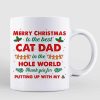 Cat Butts Merry Christmas Cat Dad Cat Mom Personalized Mug Cat Butts Merry Christmas Cat Dad Cat Mom Personalized Mug