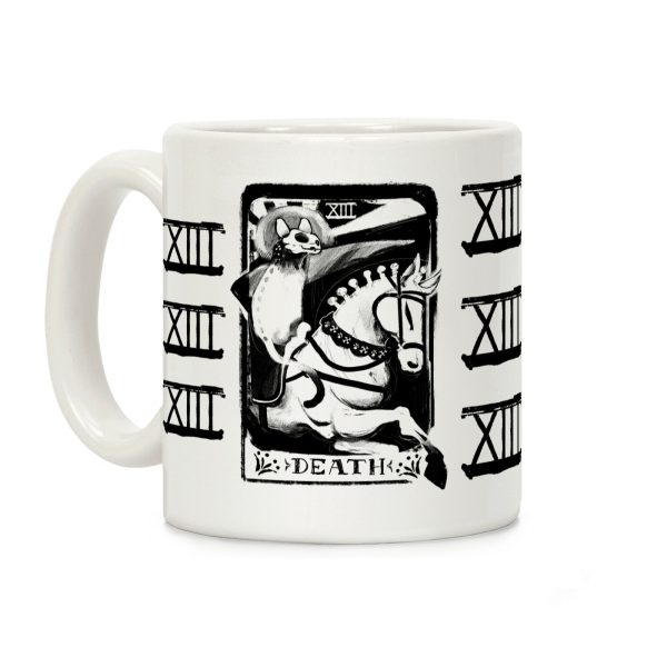 Cat Death Tarot Coffee Mug Cat Death Tarot Coffee Mug