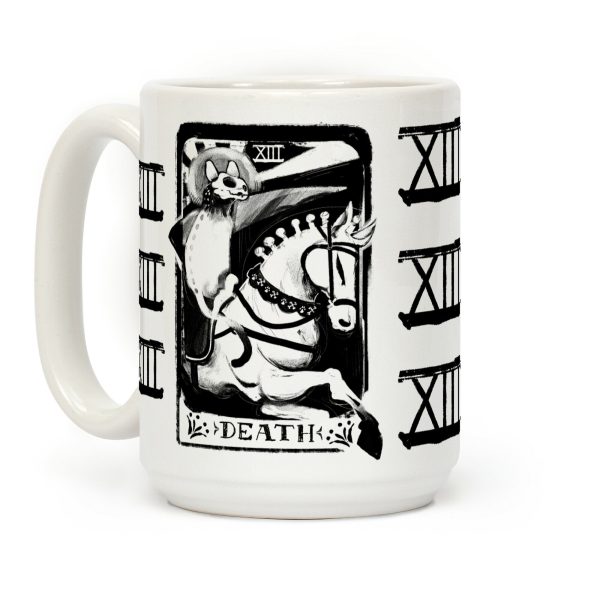 Cat Death Tarot Coffee Mug Cat Death Tarot Coffee Mug