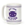 Cat Hair is Lonely People Glitter Coffee Mug Cat Hair is Lonely People Glitter Coffee Mug