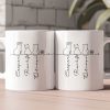 Cat Line Art Gift For Cat Lovers - Personalized Mug Cat Line Art Gift For Cat Lovers - Personalized Mug