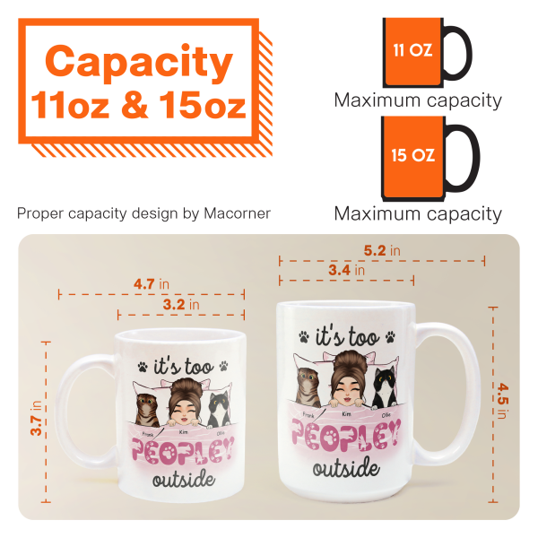 Cat Mom Inside - Personalized Mug - Birthday Gift For Cat Mom, Cat Lover, Fur Mama Cat Mom Inside - Personalized Mug - Birthday Gift For Cat Mom, Cat Lover, Fur Mama