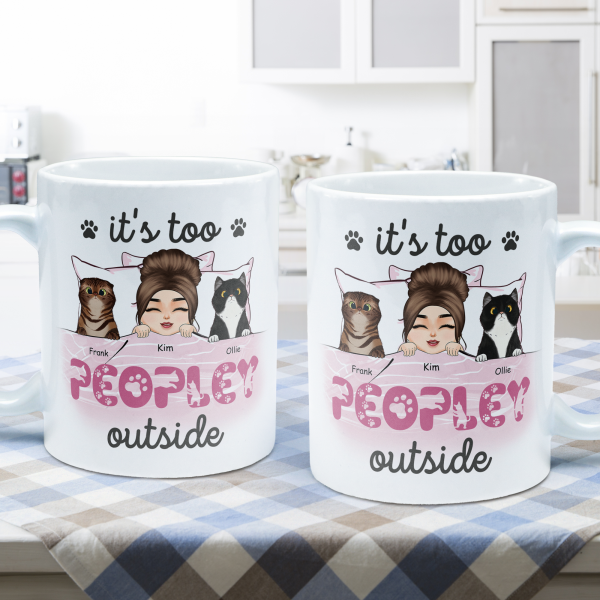 Cat Mom Inside - Personalized Mug - Birthday Gift For Cat Mom, Cat Lover, Fur Mama Cat Mom Inside - Personalized Mug - Birthday Gift For Cat Mom, Cat Lover, Fur Mama
