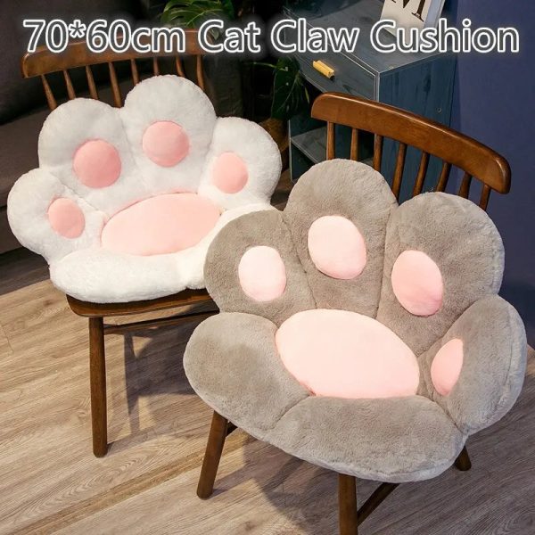 Cat Paw Plush Floor Cushion Soft Large Seat Pillow Cat Paw Plush Floor Cushion Soft Large Seat Pillow