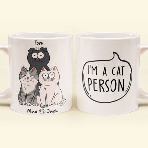 Cat Person - Personalized Mug