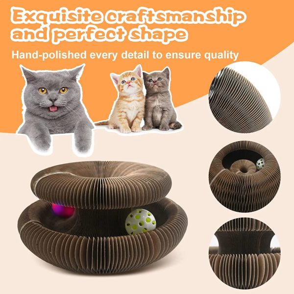 Cat Scratch Board With Bell Cat Scratch Board With Bell