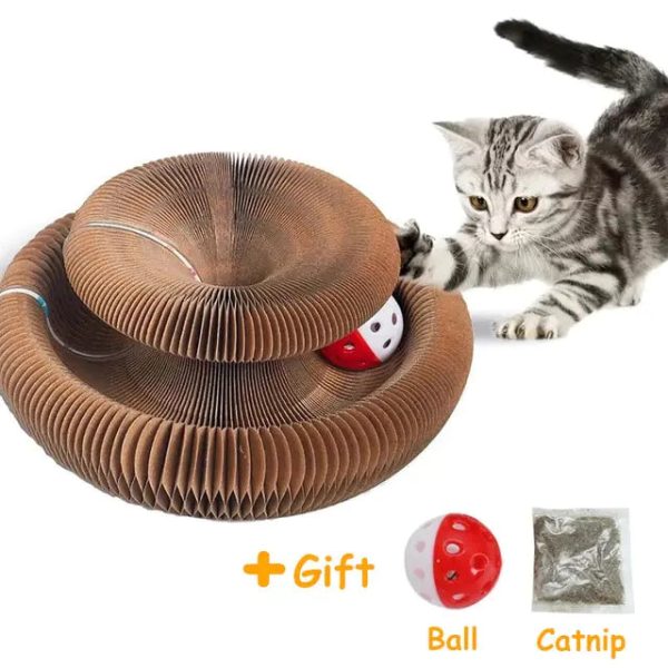 Cat Scratch Board With Bell Cat Scratch Board With Bell