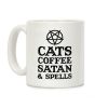 Cats Coffee Satan & Spells Coffee Mug Cats Coffee Satan & Spells Coffee Mug