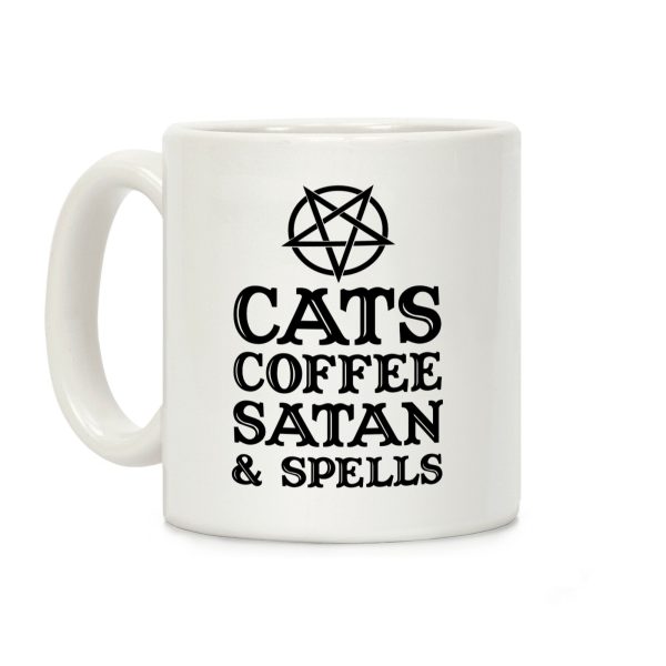 Cats Coffee Satan & Spells Coffee Mug Cats Coffee Satan & Spells Coffee Mug