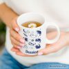 Cats in Space Retro Personalized Mug, Funny Astronaut Kitty Gift with Cosmic Vibes and Custom Name Cats in Space Retro Personalized Mug, Funny Astronaut Kitty Gift with Cosmic Vibes and Custom Name