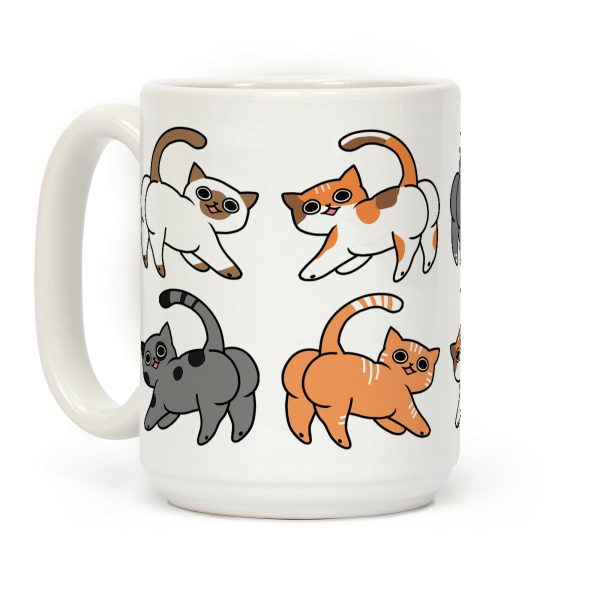Cats With Buttcheeks Coffee Mug Cats With Buttcheeks Coffee Mug
