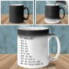 Caution, Strong Language Ahead - Personalized Custom Color Changing Mug - Christmas Gift For Coworkers, Work Friends, Colleagues