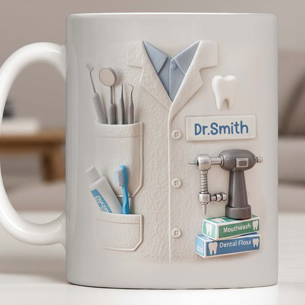 Celebrate A Beautiful Smile Every Day With Our Custom Dentist Mug - Personalized Custom Coffee Mug - DOC075_MG Celebrate A Beautiful Smile Every Day With Our Custom Dentist Mug - Personalized Custom Coffee Mug - DOC075_MG
