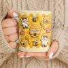 Celebrate A Special Bond With Bee And Honeycomb Design - Personalized Custom Coffee Mug - JBS116_MG