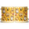 Celebrate A Special Bond With Bee And Honeycomb Design - Personalized Custom Coffee Mug - JBS116_MG