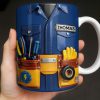 Celebrate Craftsmanship With Tool Belt Design - Personalized Custom Coffee Mug - JBS093_MG Celebrate Craftsmanship With Tool Belt Design - Personalized Custom Coffee Mug - JBS093_MG
